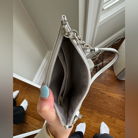 Silver Coach wristlet - Picture 3 of 4